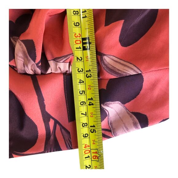 ASOS Sexy Puff Sleeve Deep V-Neck Corset Bodice Crop Top Open Back Sz‎ 10 - Picture 13 of 14